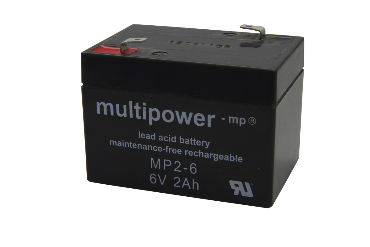 Multipower Blei Akku MP2-6 
