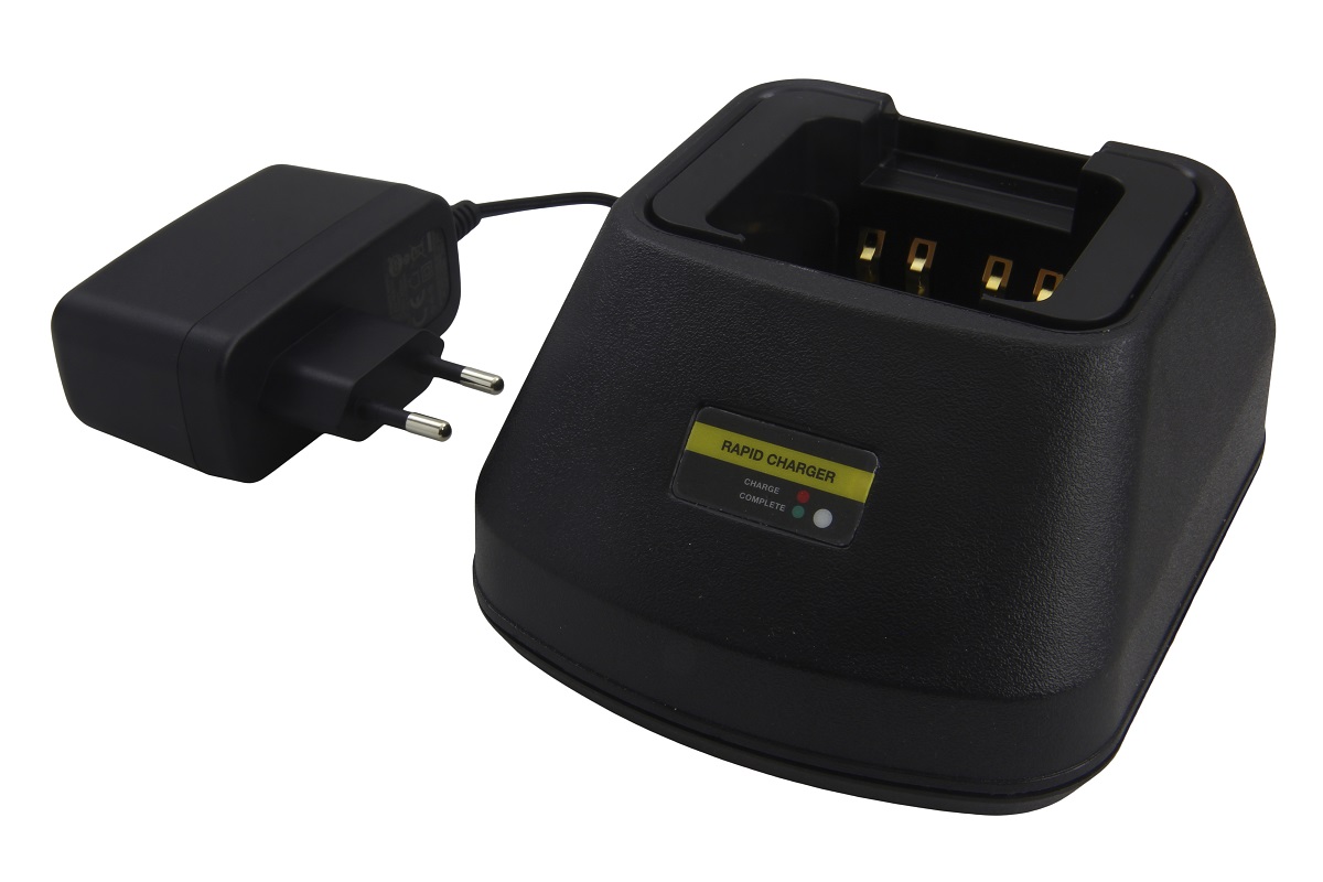 Copacks 1-way desktop charger suitable for Motorola DP2600, DP3400, DP4600