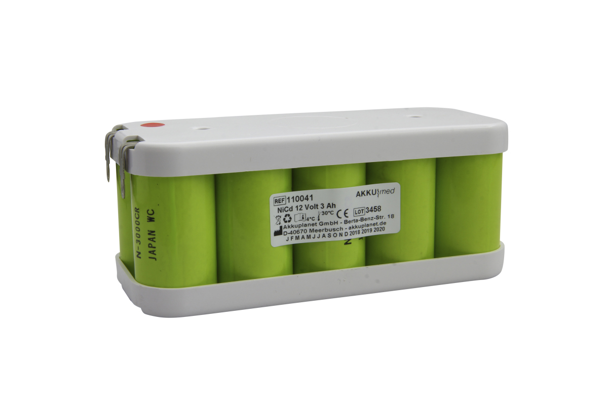 AKKUmed NC battery suitable for Honeywell defibrillator ED420, 500