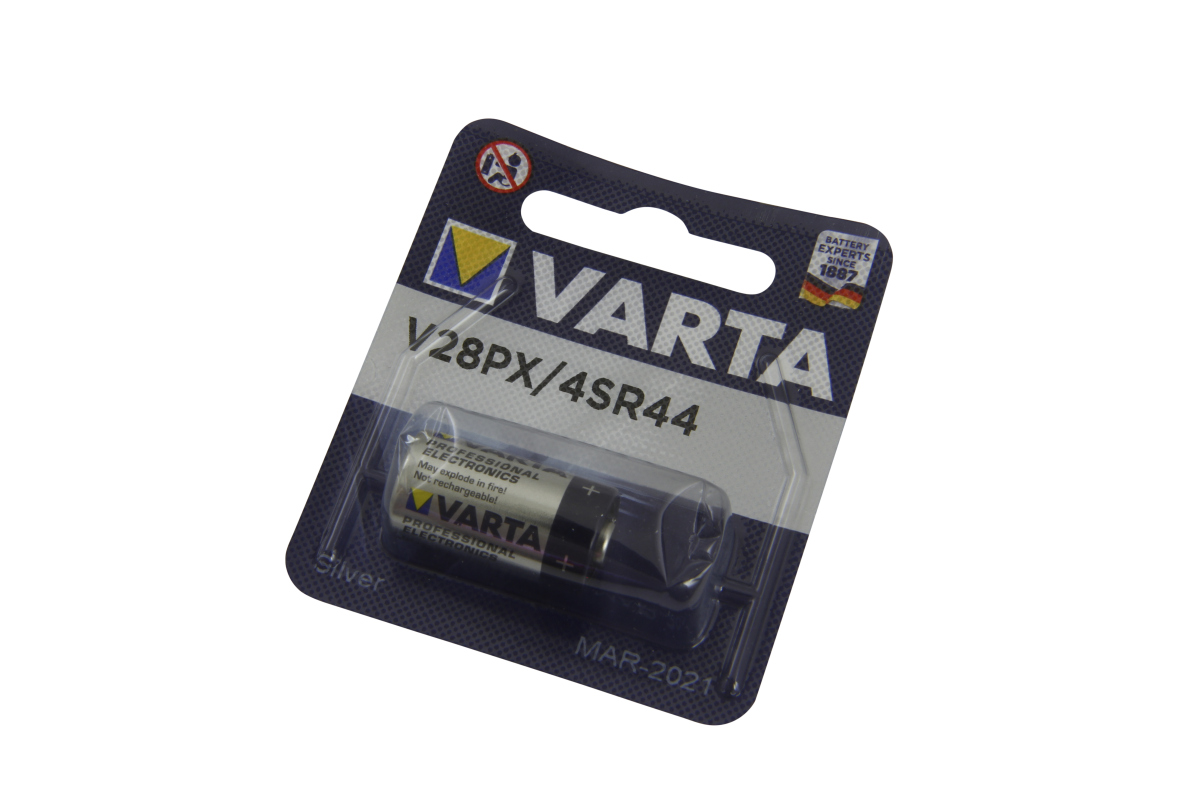 VARTA Silberoxid Batterie V28PX 4SR44 544 