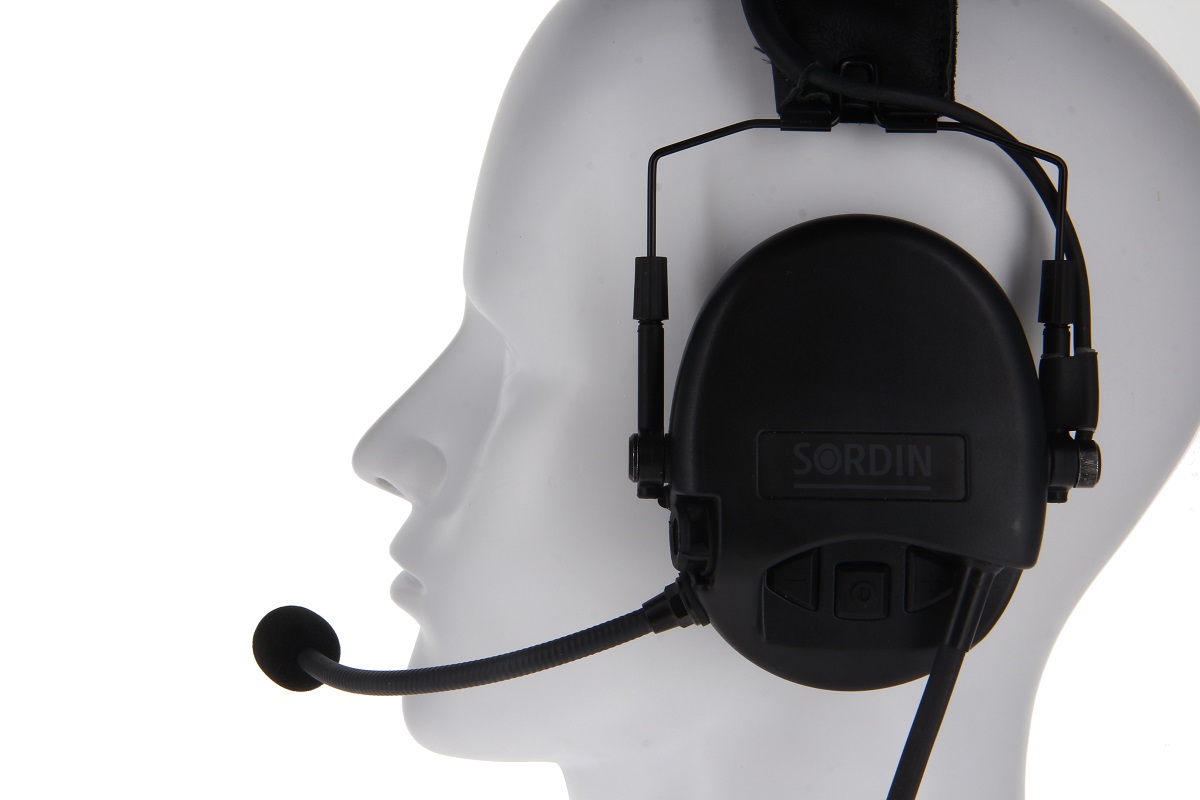 Sordin Supreme MIL CC Nexus Black Slim Headband with Nexus connector 01