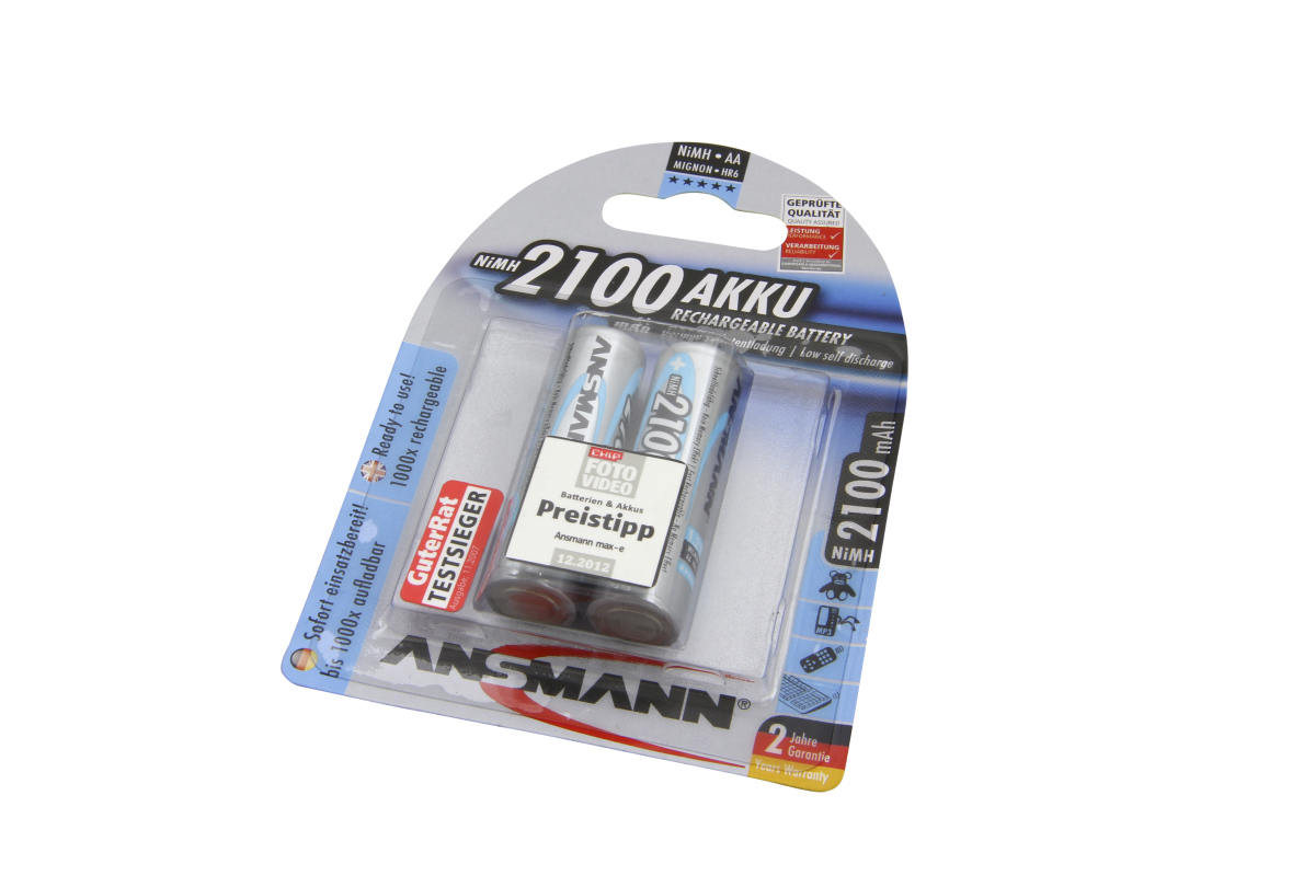 NiMH Ansmann maxE Mignon battery AA 