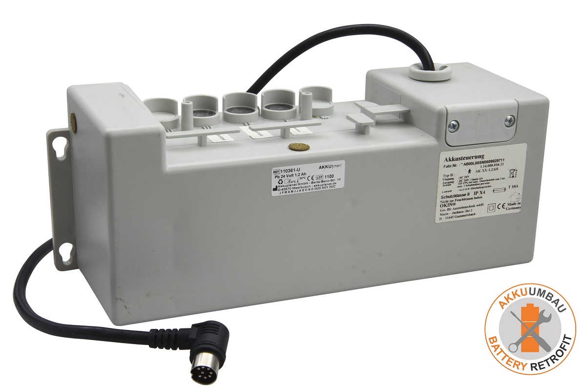 AKKUmed lead-acid battery retrofit suitable for Völker patients bed S960-2W