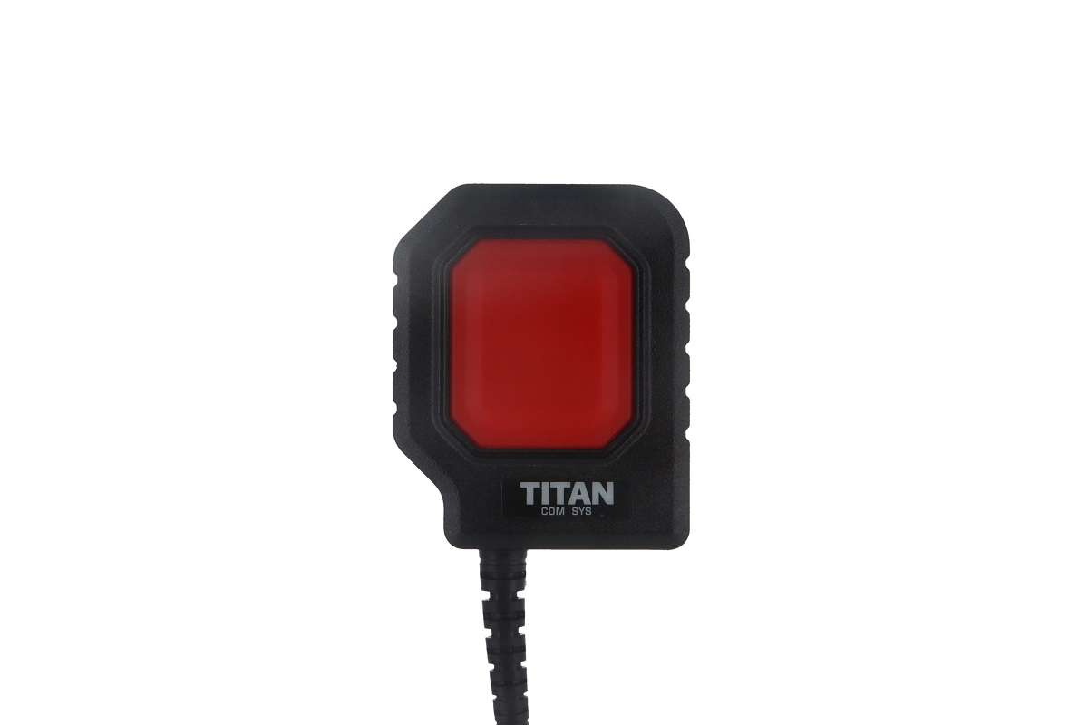 TITAN PTT20 große PTT mit Nexus Buchse 01 passend für Icom IC-A14, IC-A15, IC-A22, IC-A24