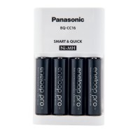 Panasonic ENELOOP charger BQ-CC16 incl. 4 pieces eneloop Pro AA batteries 