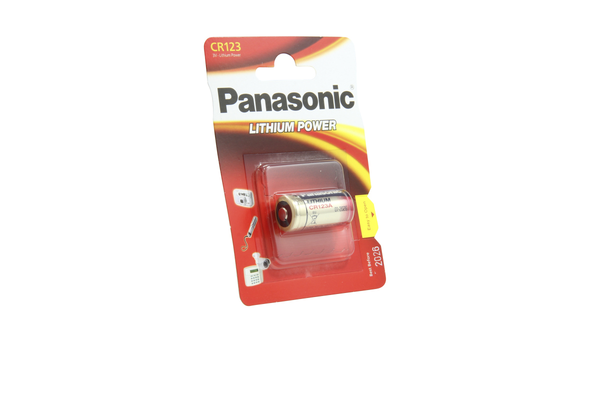 Panasonic Lithium Batterie CR123 