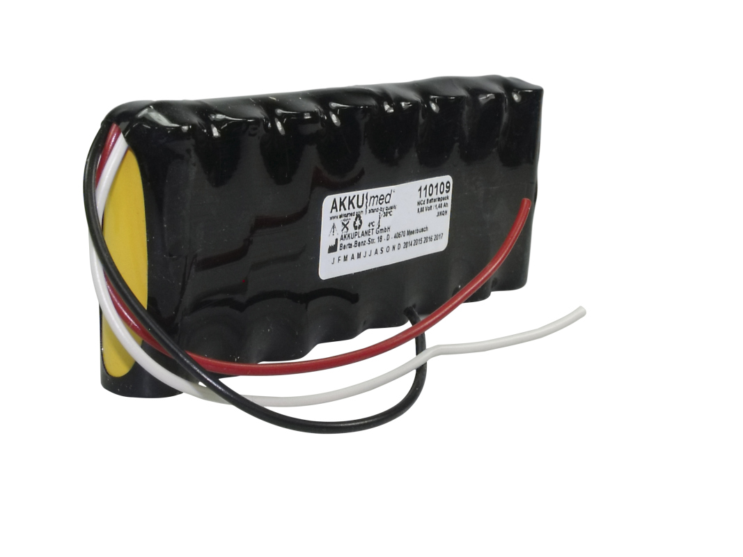 AKKUmed NC battery suitable for Datex Ohmeda pulse oximeter Biox 3770, 3775