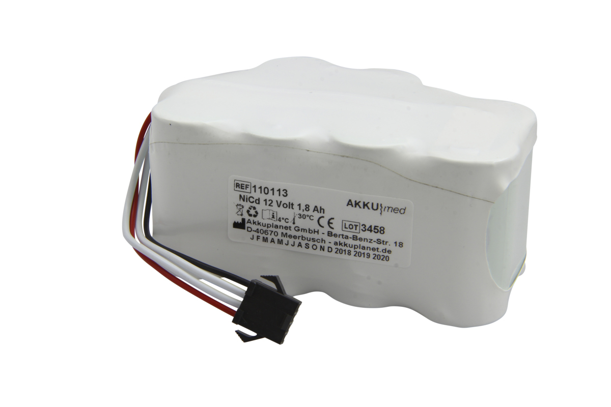 AKKUmed NC battery suitable for Ivac (Alaris) infusion system Signature Gold 7101, 7130, 7131, 