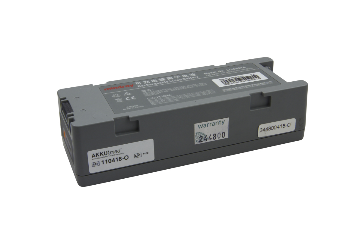 Original Li Ion battery for Datascope Mindray BeneHeart D6 defibrillator monitor