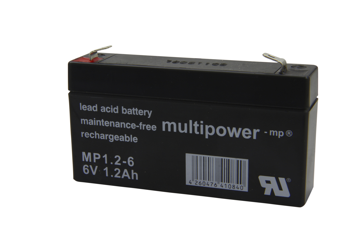 Multipower Blei Akku MP1,2-6 