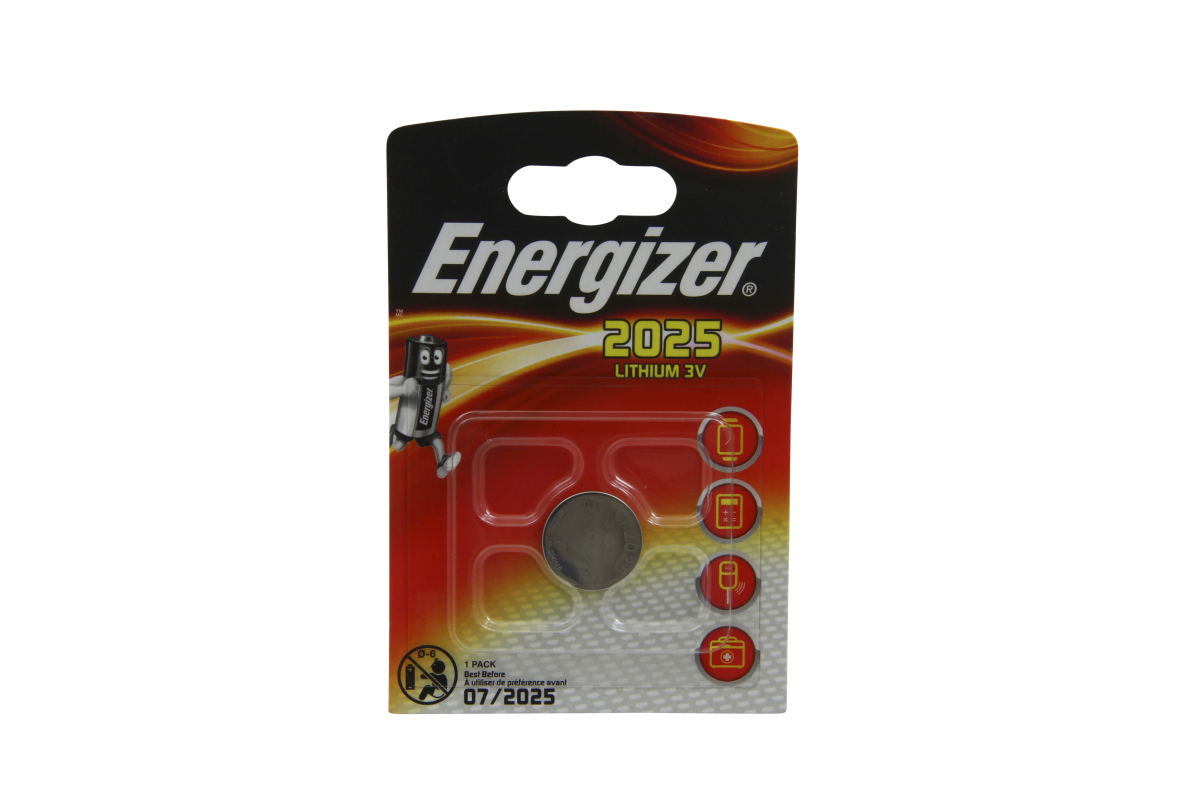 Energizer lithium button cell CR2025 