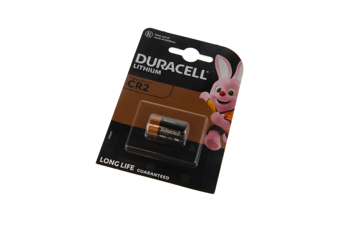 Duracell lithium battery CR2 