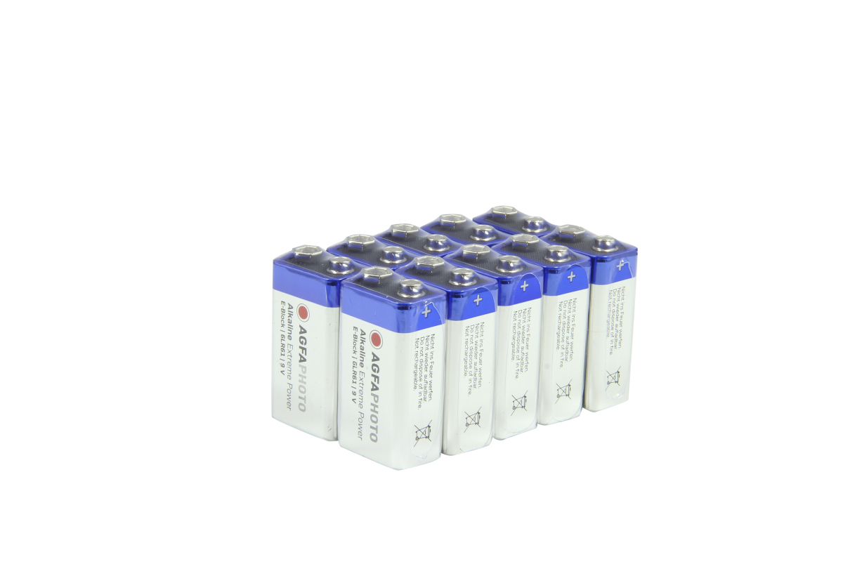 AGFA PHOTO Alkaline Batterie E-Block 6LR61 