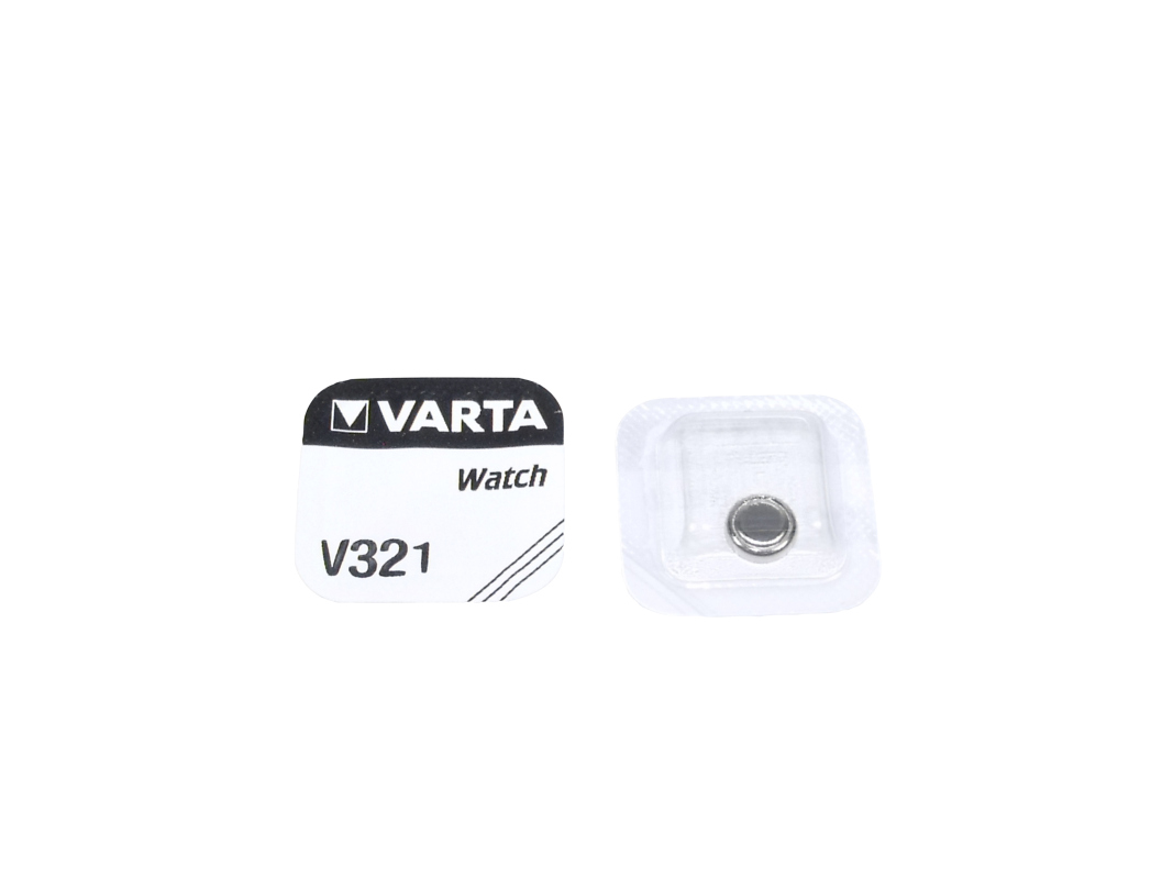 Varta silver oxide button cell 321, SR65 