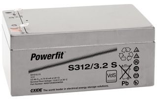 Exide lead-acid battery S300 Powerfit S312/3,2S 