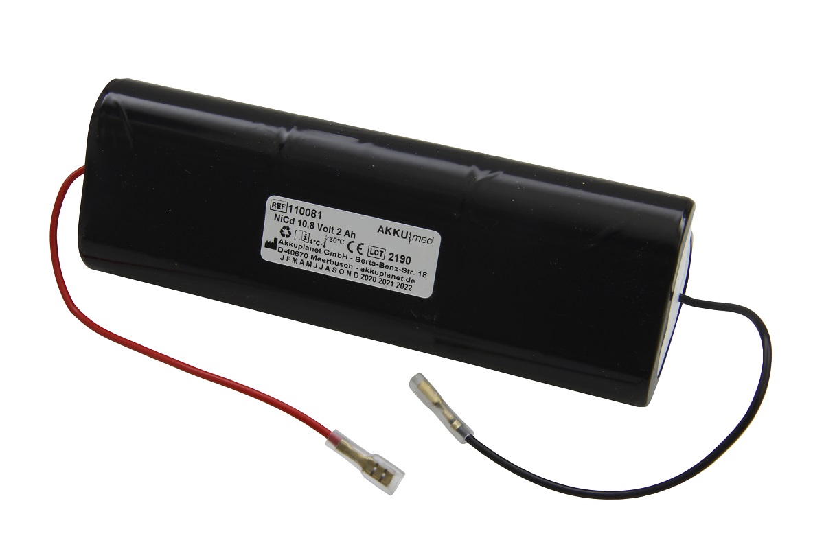 AKKUmed NC battery suitable for Tri Med AC Tester 