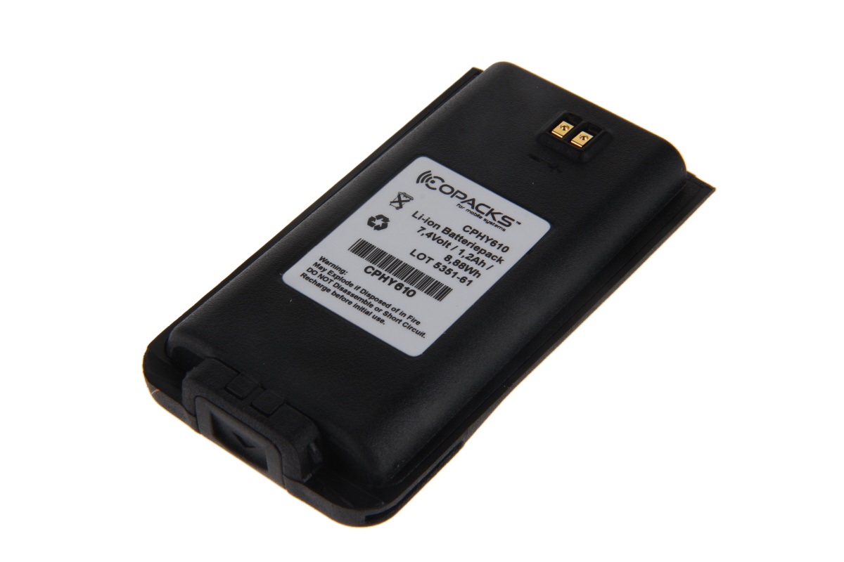 CoPacks Li Ion battery suitable for Hytera TC610, TC618, TC620, TC626