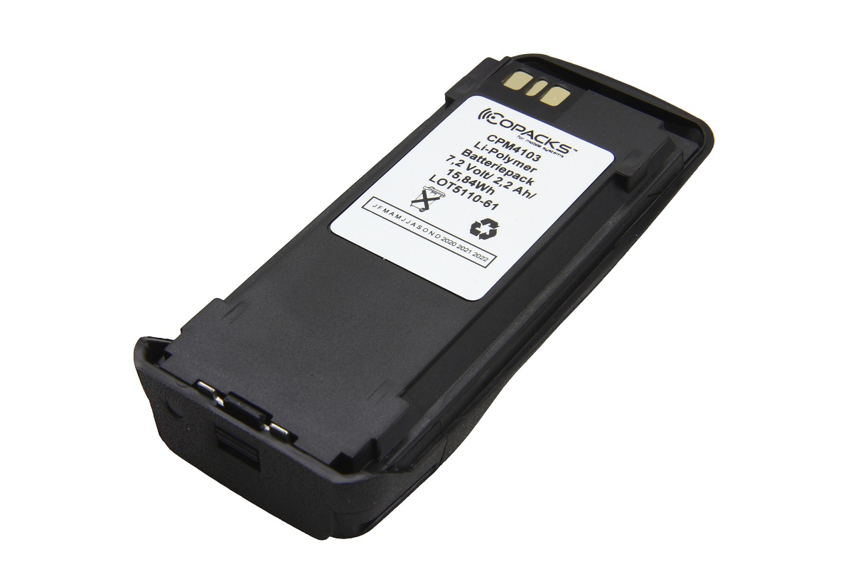 CoPacks Li-Polymer battery suitable for Motorola DP3400, DP3401