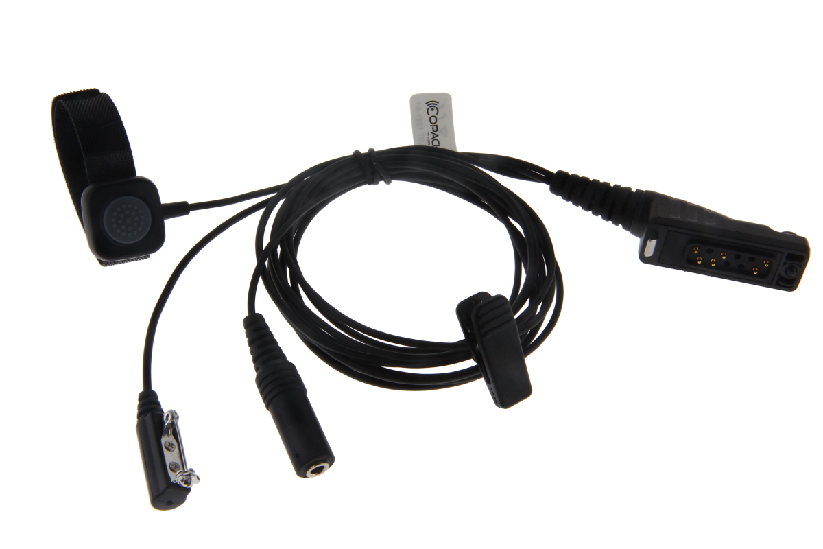 CoPacks 3-Kabel-Hörsprechgarnitur passend für Sepura STP8000/9000-Serie, SC20, SC21