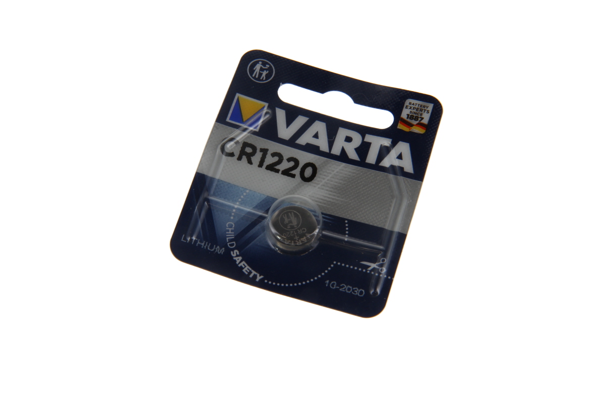 Varta lithium button cell CR1220 