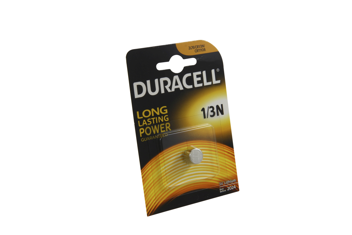 Duracell Lithium Batterie CR1/3N 2L76/ DL1/3N/K58