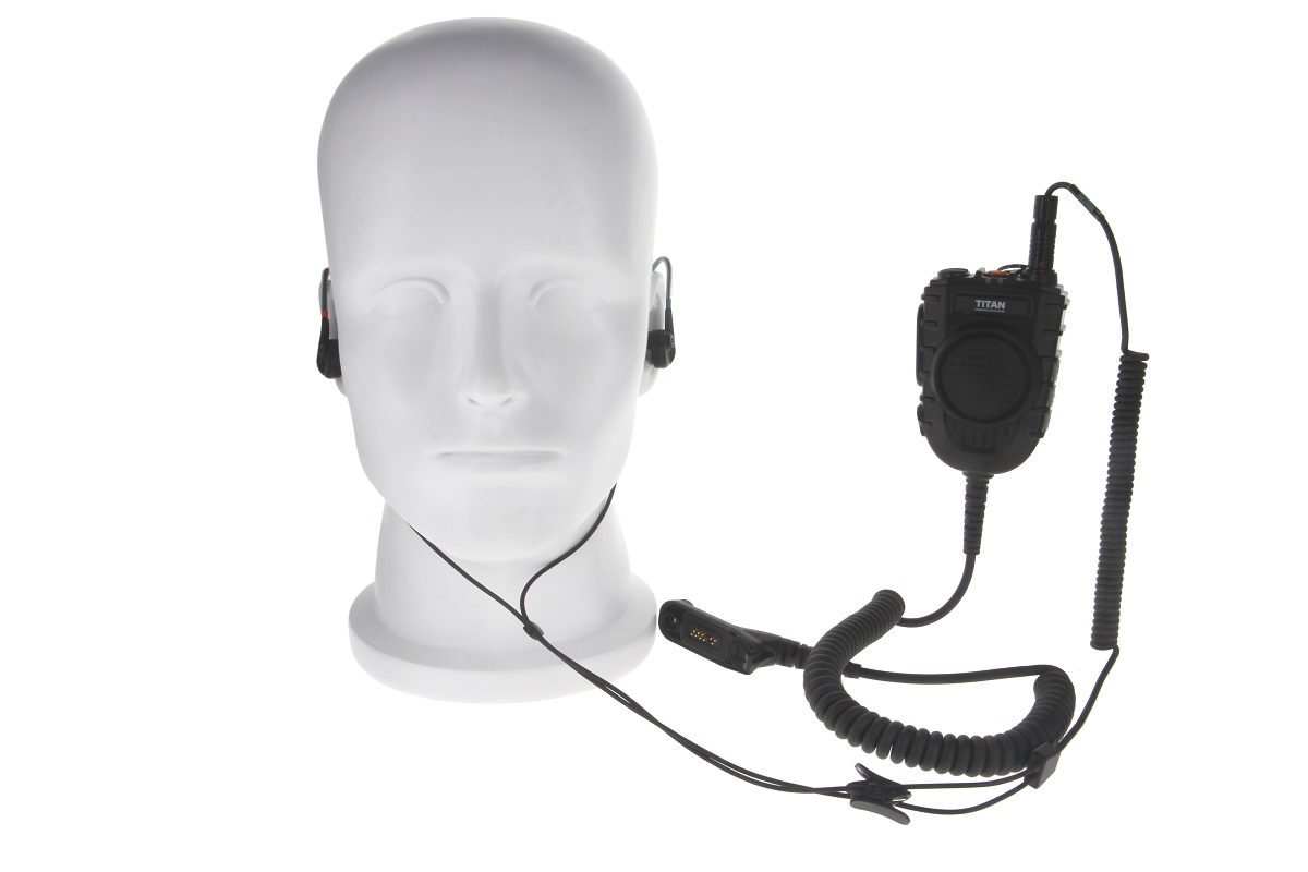 TITAN Lautsprechermikrofon MM50-TAC mit ODU Buchse passend für Motorola MTP850FuG, MTP6650