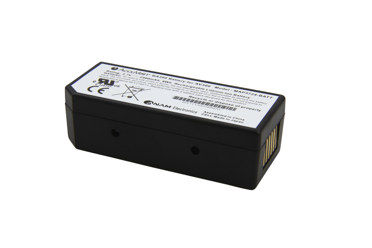 Original Li Ion battery for Veins Accuvein AV300 ANAM Illuminator Ref. ACCUAVBA300