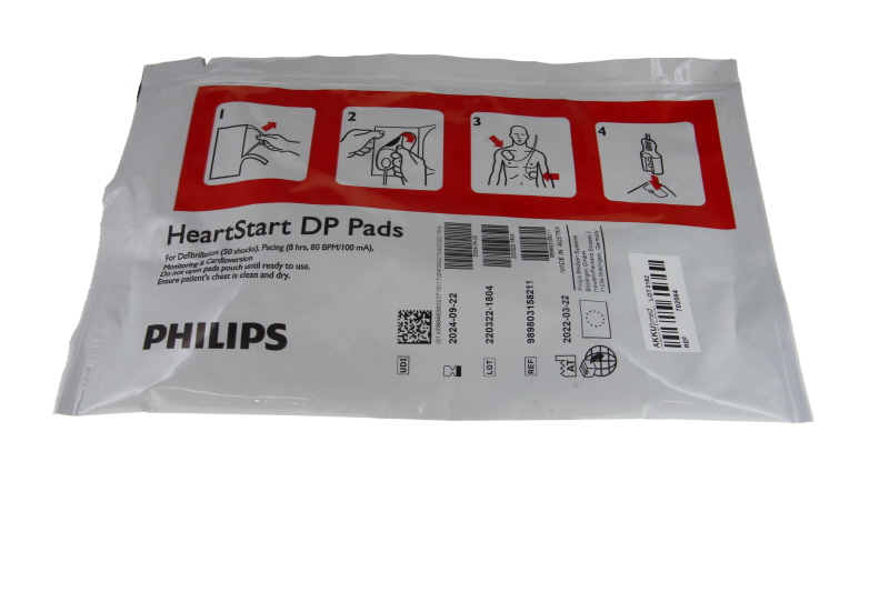 Original Philips Defi Pads für Heartstart Pads Plus (DP2/DP6) - Typ 989803158211