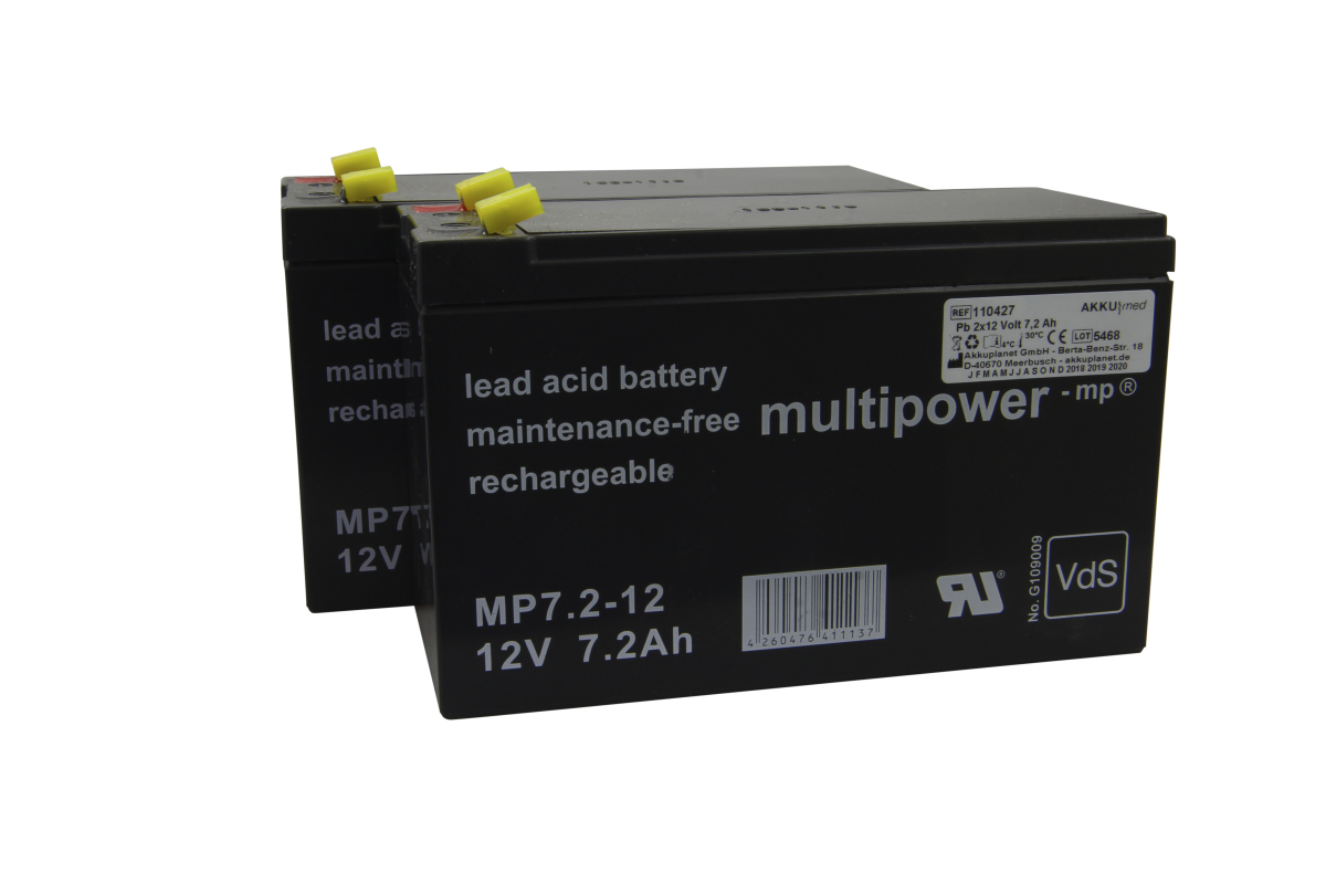 AKKUmed lead-acid battery suitable for Victor Lifter type Handimove