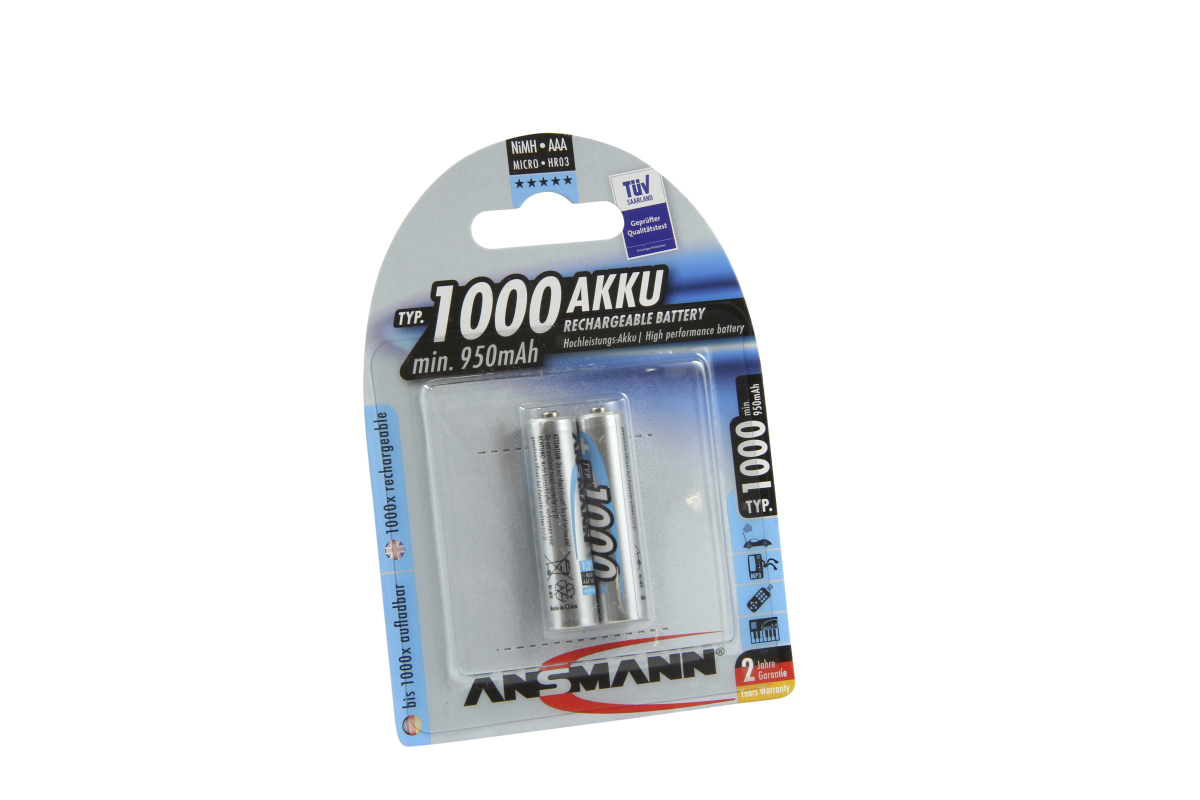 NiMH battery Ansmann Micro AAA 