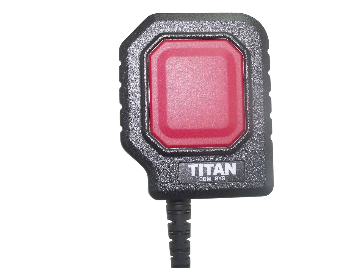 TITAN PTT20 große PTT mit Nexus Buchse 01 passend für Icom IC-A14, IC-A15, IC-A22, IC-A24
