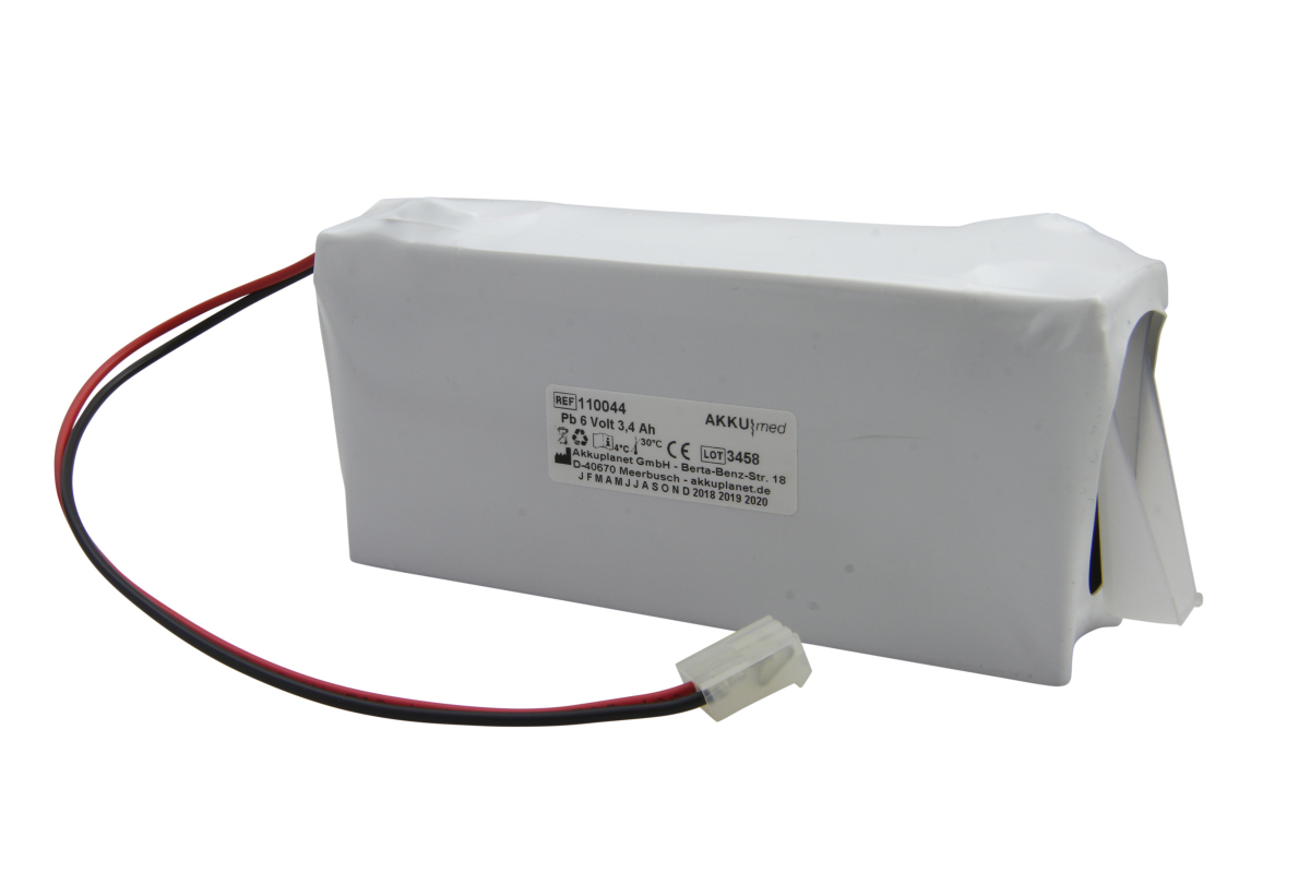 AKKUmed lead-acid battery suitable for Ivac infusion pump 581, 591, 597, 598
