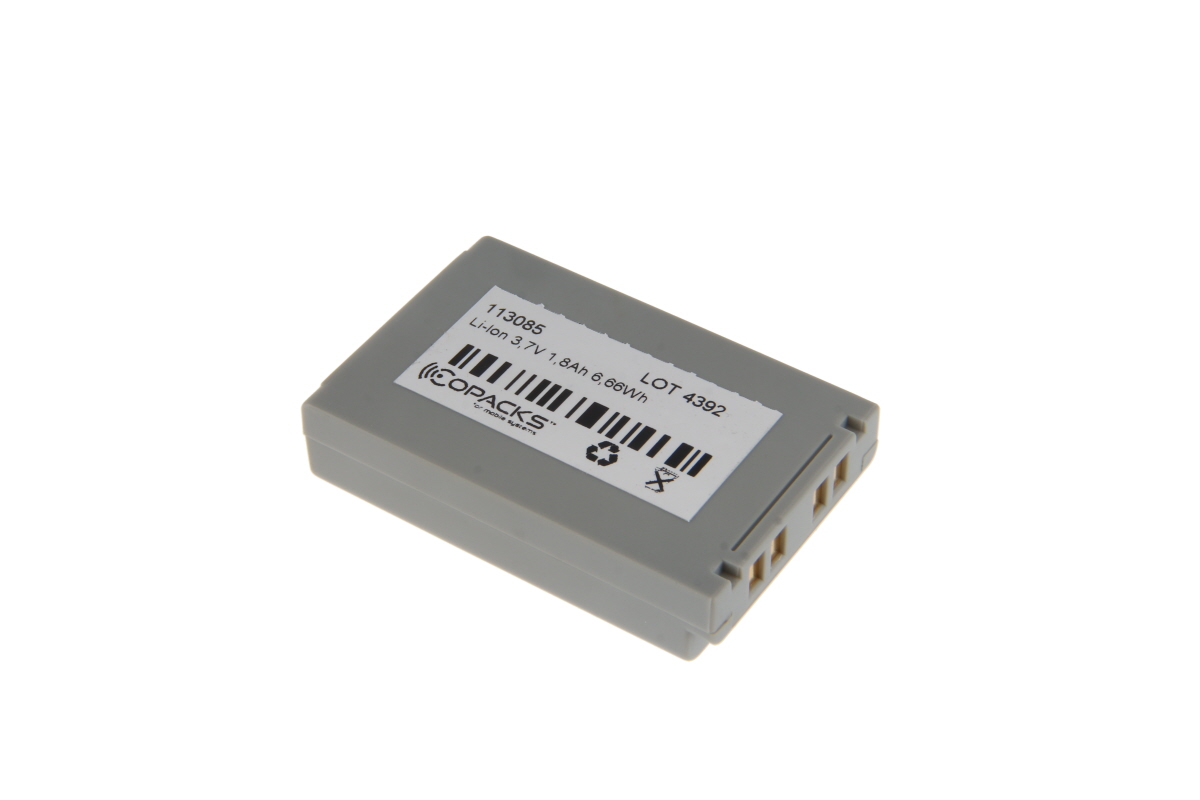 CoPacks Li Ion battery suitable for Casio scanner DT-X7 type HA-F21LBAT, HA-F20BAT 