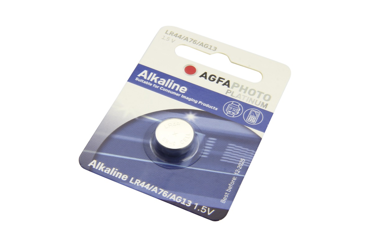 Agfa Photo Alkaline button cell A76, LR44, LR1154, V13GA