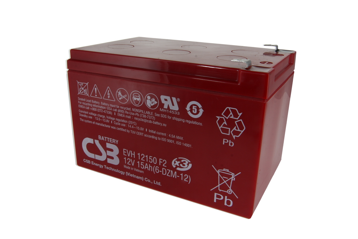 CSB lead gel battery EVH12150 