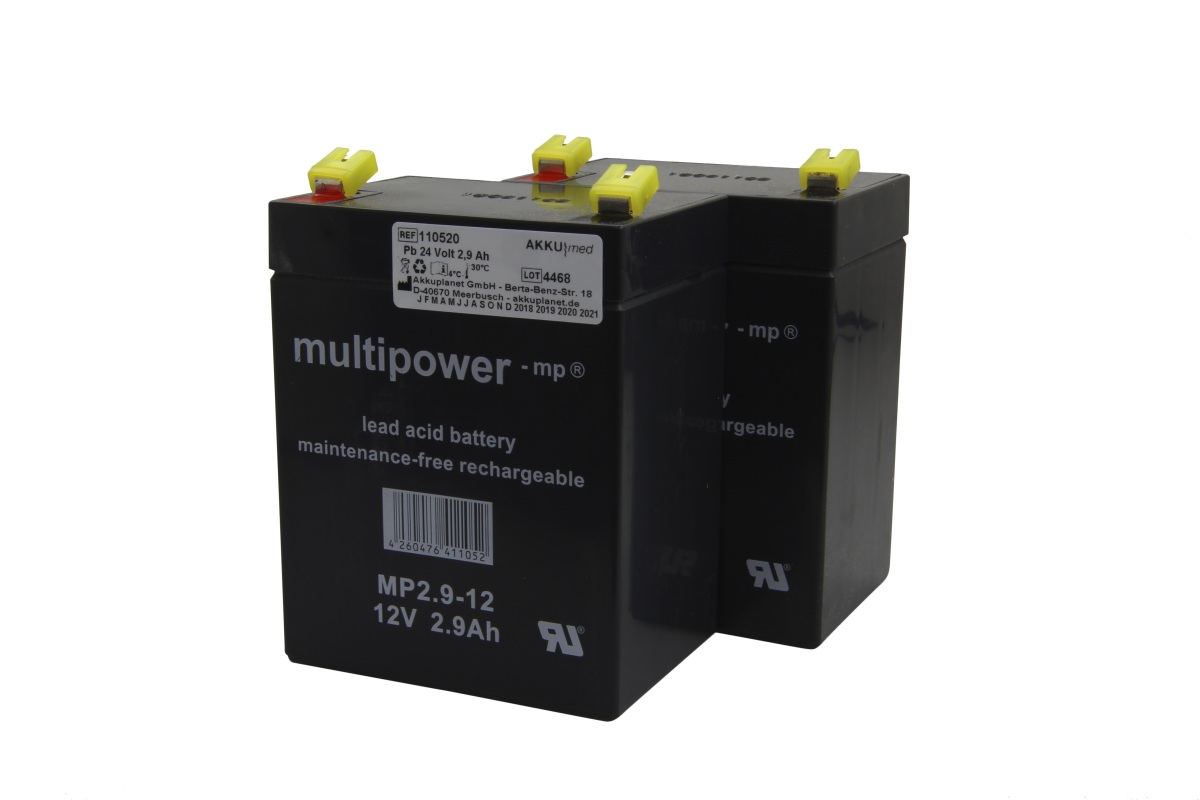 AKKUmed lead-acid battery suitable for Sunrise medical patients lifter Oxford Presence