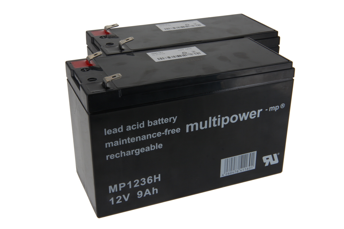 Battery insert suitable for APC battery RBC22 