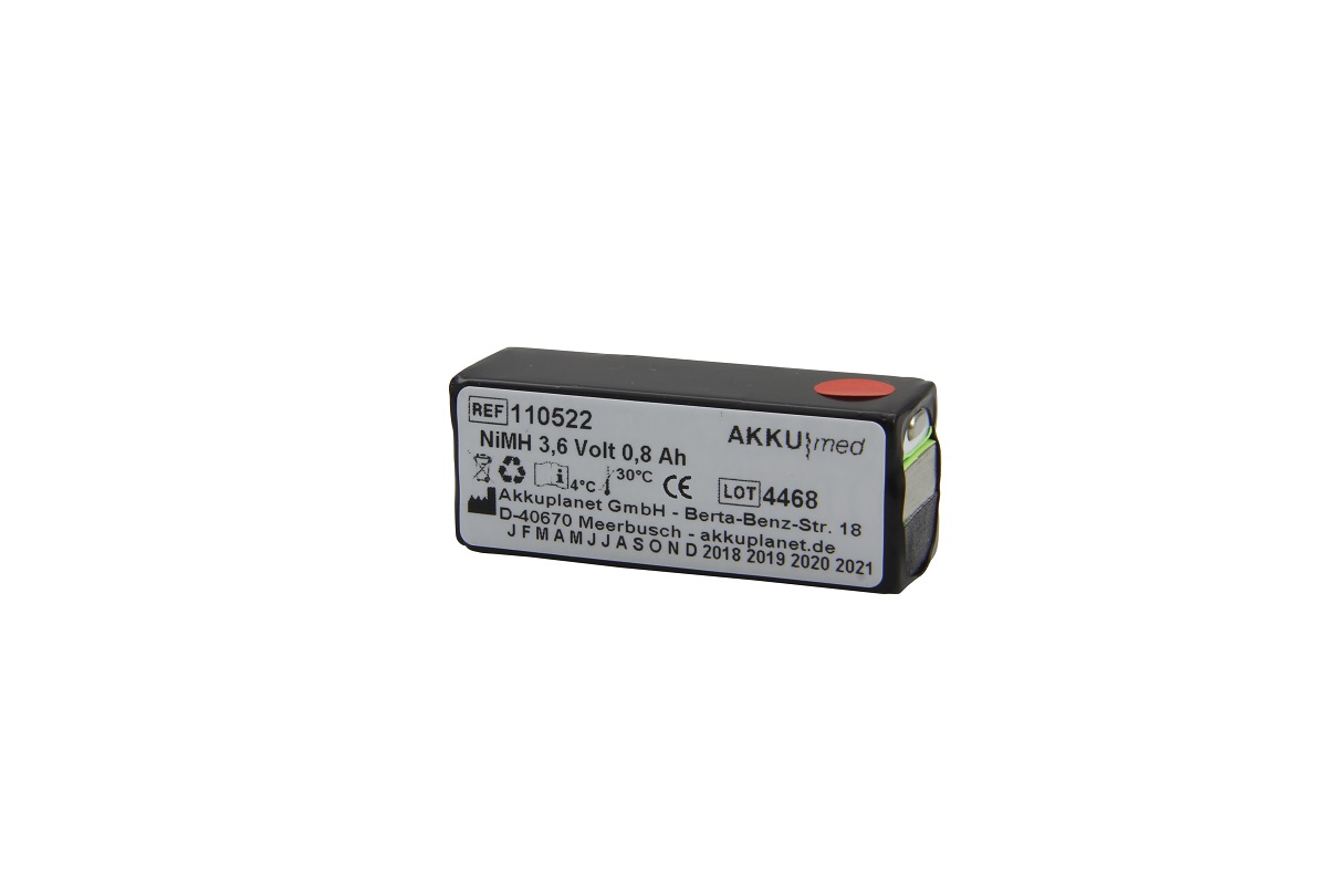 AKKUmed NiMH battery suitable for Novacor Diasys Integra, type ACC-0750-00
