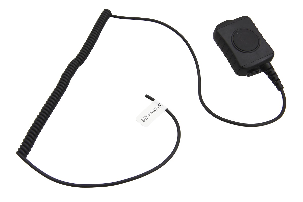 CoPacks PTT-unit with microphone suitable for Sepura STP8000/9000-Serie, SC20, SC21