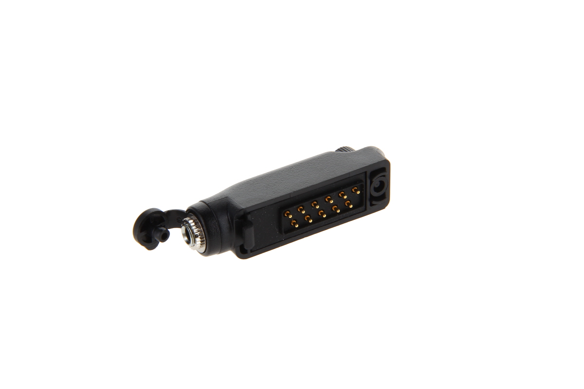 CoPacks Adapter mit 3,5mm Klinkenbuchse (2-polig) passend für Sepura STP8000, STP9000, SC20, SC21