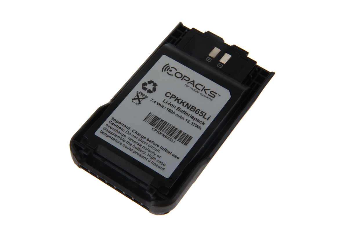 CoPacks Li Ion battery suitable for Kenwood TK2000 TK3501 - KNB65L