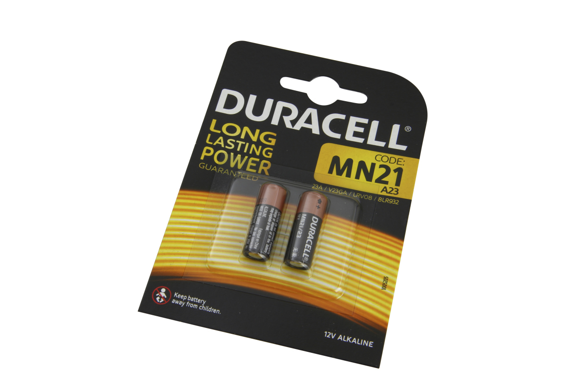 Duracell alkaline battery E23A, MN21, V23GA 
