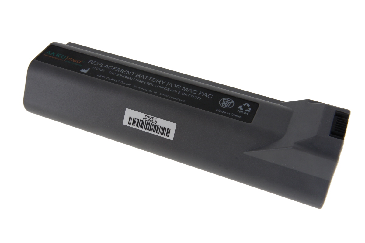 AKKUmed NiMH battery suitable for GE Hellige Marquette MAC3500, MAC5000ST, MAC5500