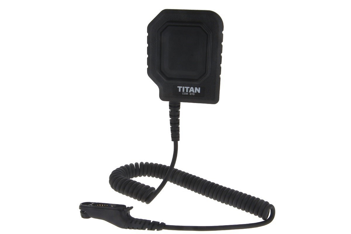 TITAN PTT20 große PTT mit Nexus 03A mit Verstärker für Mikrofon passend für Motorola MXP600, R7