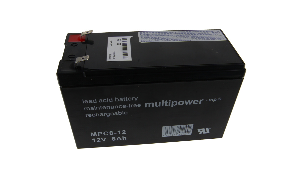 Multipower lead-acid battery MP8-12C, MPC8-12 