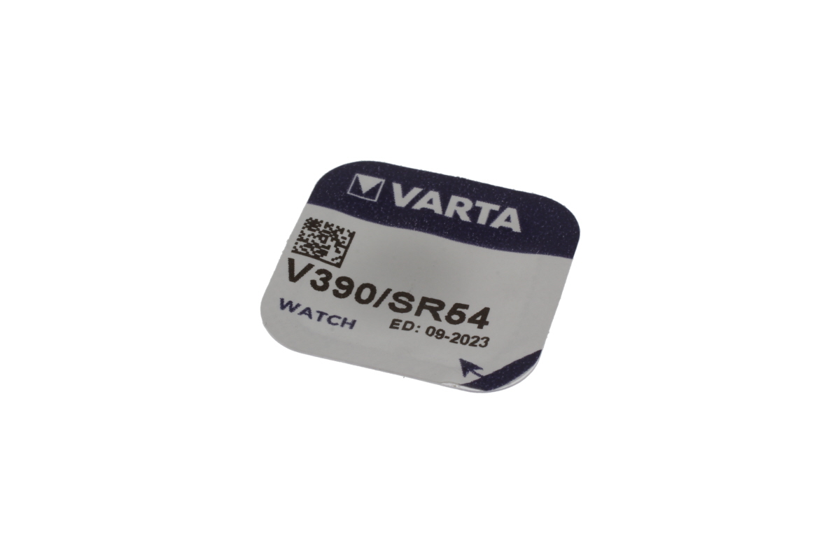 Varta silver oxide button cell 389, 390, SR54 