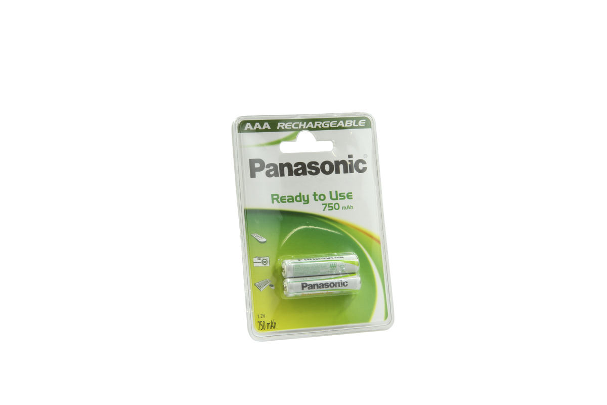 NiMH Panasonic Akku Stay Charged rechargeable Micro AAA