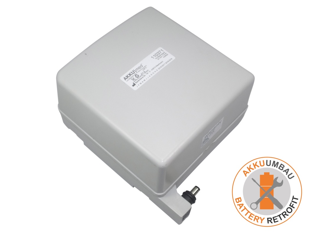 AKKUmed lead-acid battery retrofit suitable for Stiegelmeyer bed Seta with controle CB20