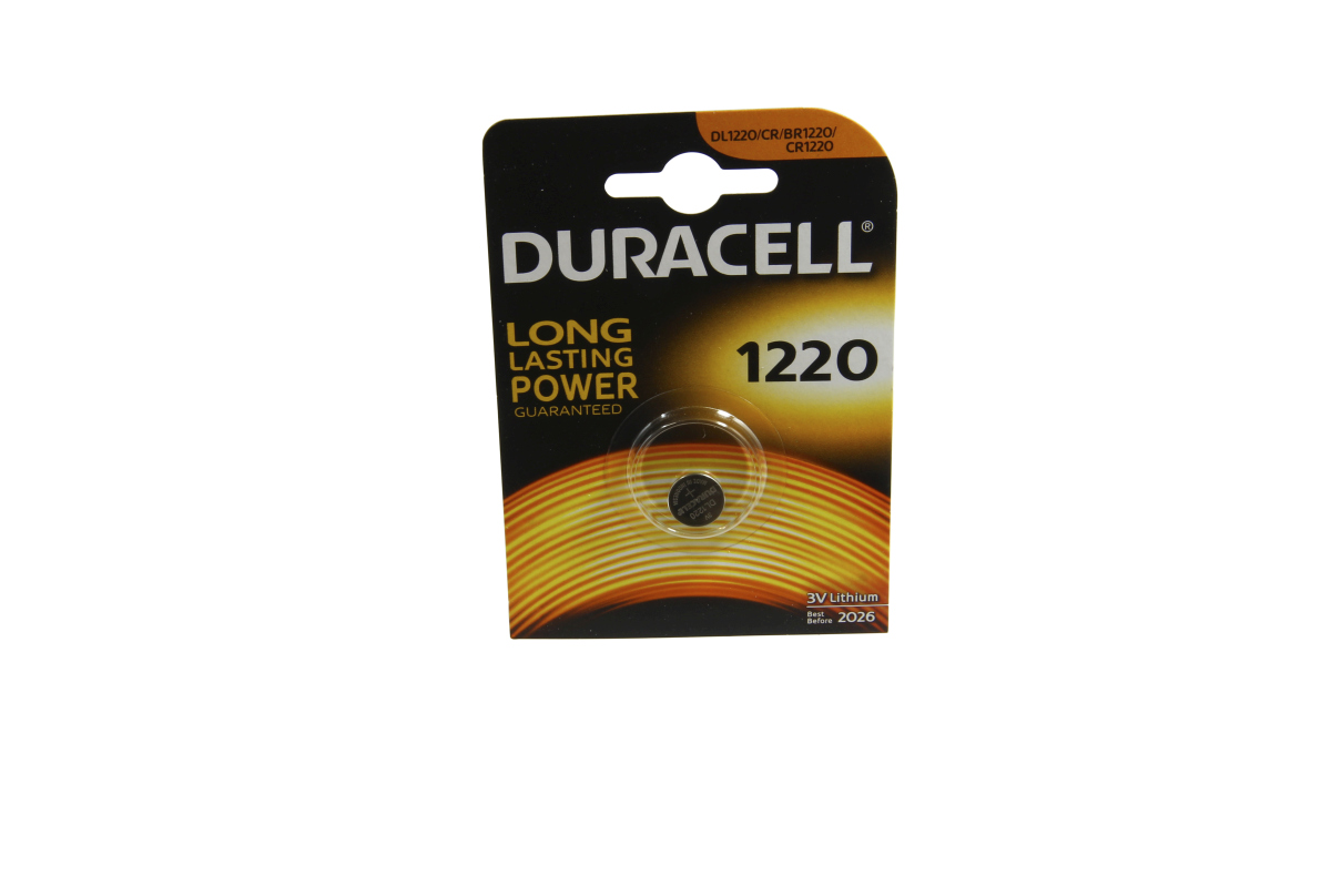 Duracell lithium button cell CR1220 
