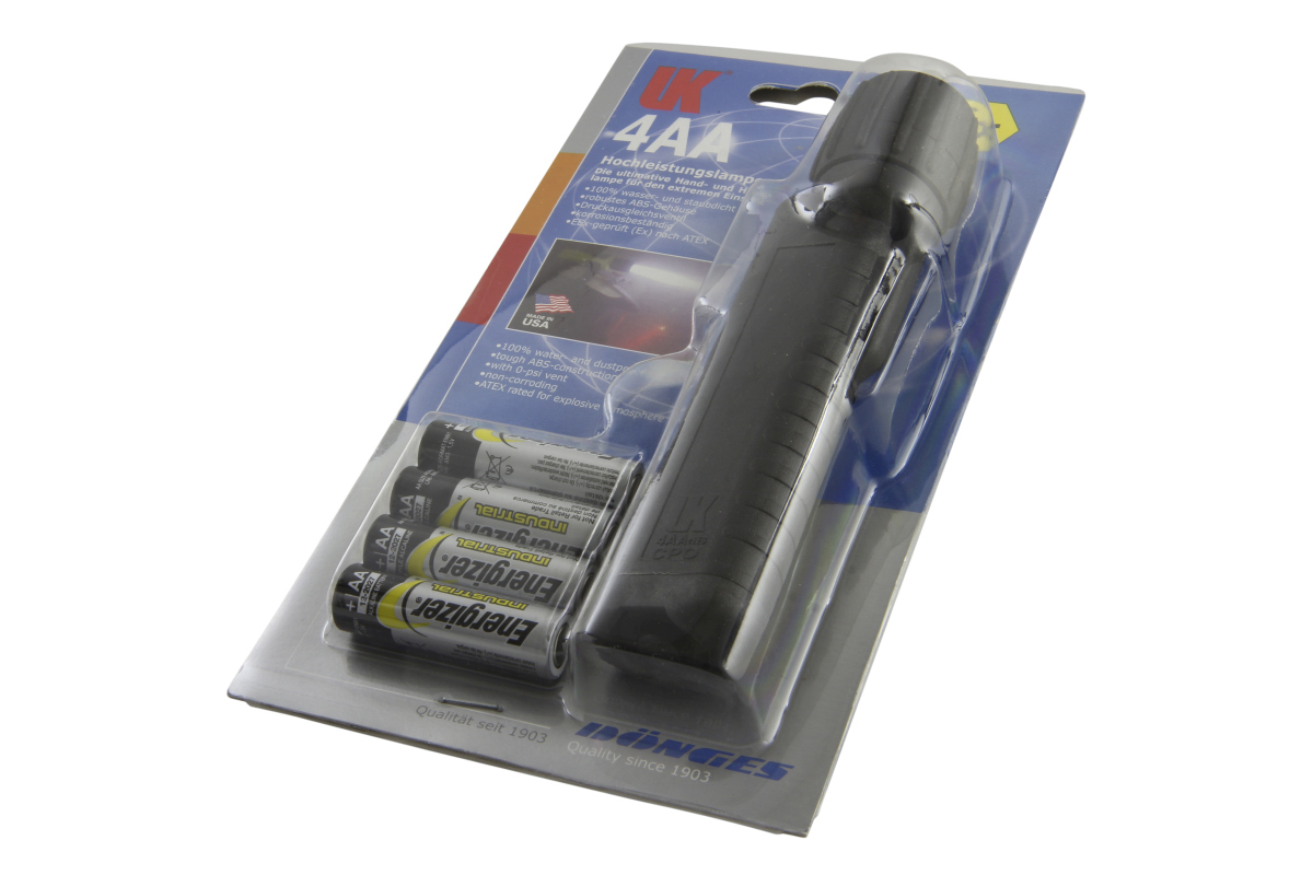 Taschen- und Helmlampe UK4AA eLED® CPO TS mit Heckschalter